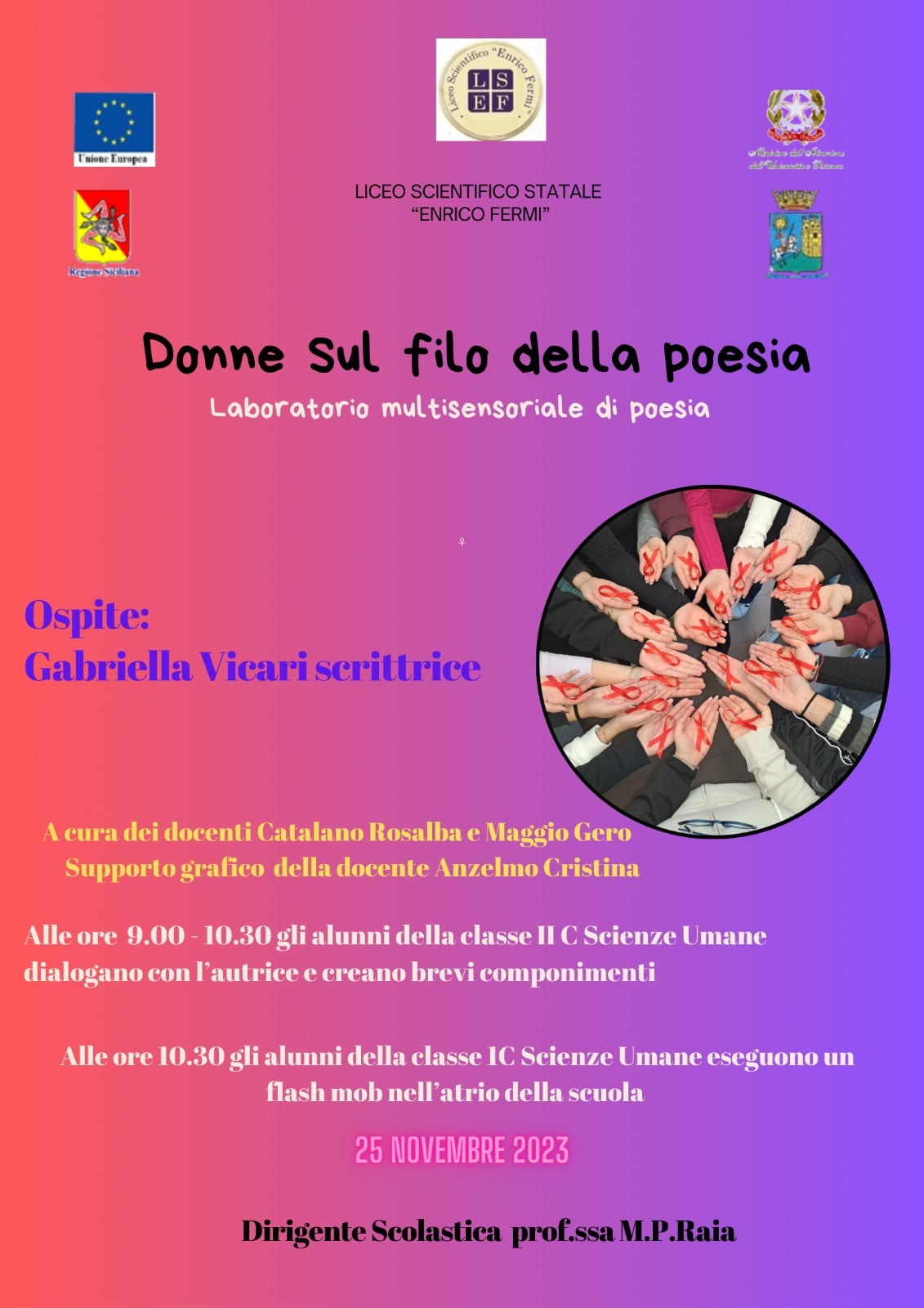 Donne Sul Filo Della Poesia Liceo Scientifico Statale Enrico Fermi Sciacca 